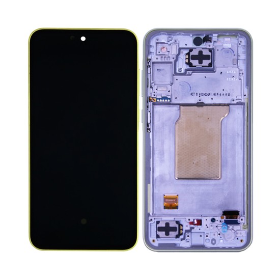 Touch+Display+Frame Samsung Galaxy A35 5G/A356 Service Pack Yellow/Lemon